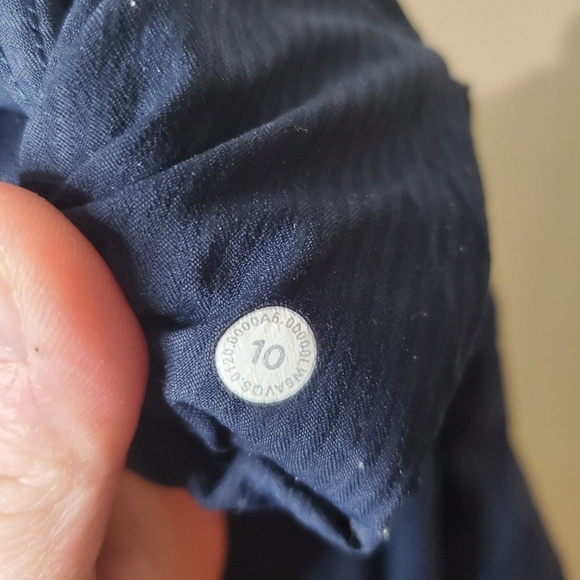 Lululemon Dance Studio Navy Pants Cropped Unlined Size 10 - Picture 8 of 11